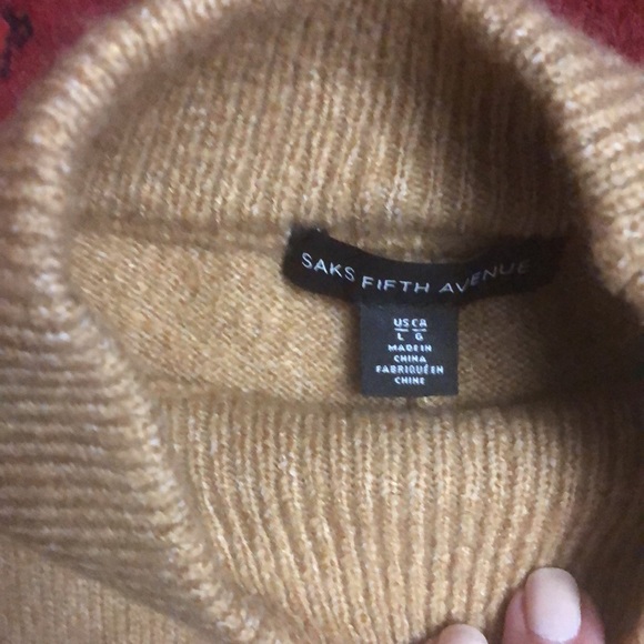 🌺🌺NWOT MOCKNECK FAUX FUR TRIM PONCHO SIZE L - Picture 3 of 6